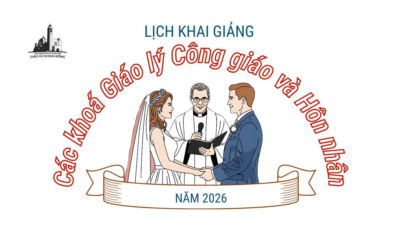 KHOÁ HỌC GIÁO LÝ CÔNG GIÁO & HÔN NHÂN NĂM 2026