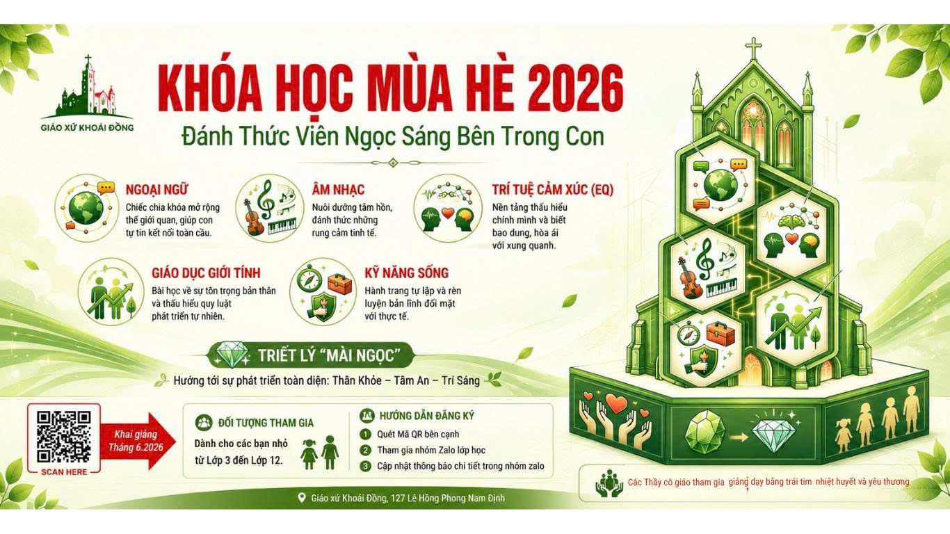 KHOÁ HỌC MÙA HÈ 2026 -  NƠI ĐÁNH THỨC VIÊN NGỌC SÁNG TRONG CON